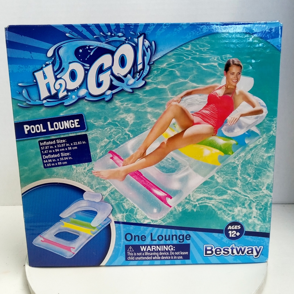 H2O GO POOL LOUNGE, POOL TOY, POOL ACCESSORIES